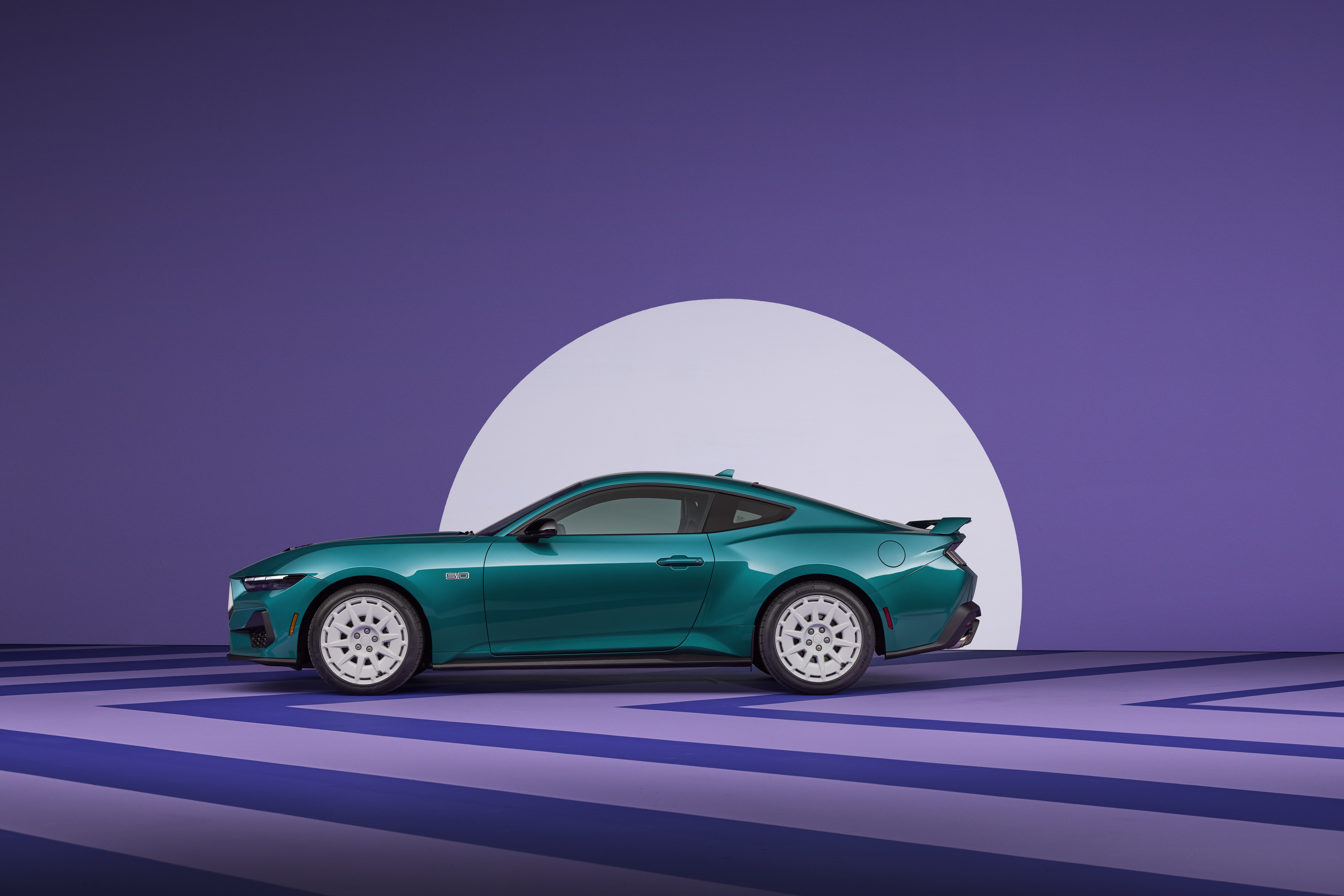 Preproduction 2026 Mustang GT Premium shown with optional equipment and extra cost color.